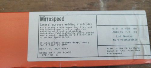Murex mirrospeed mild steel - murex,